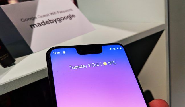 Ausencia de LED de notificaciones en el frontal del Google Pixel 3 XL