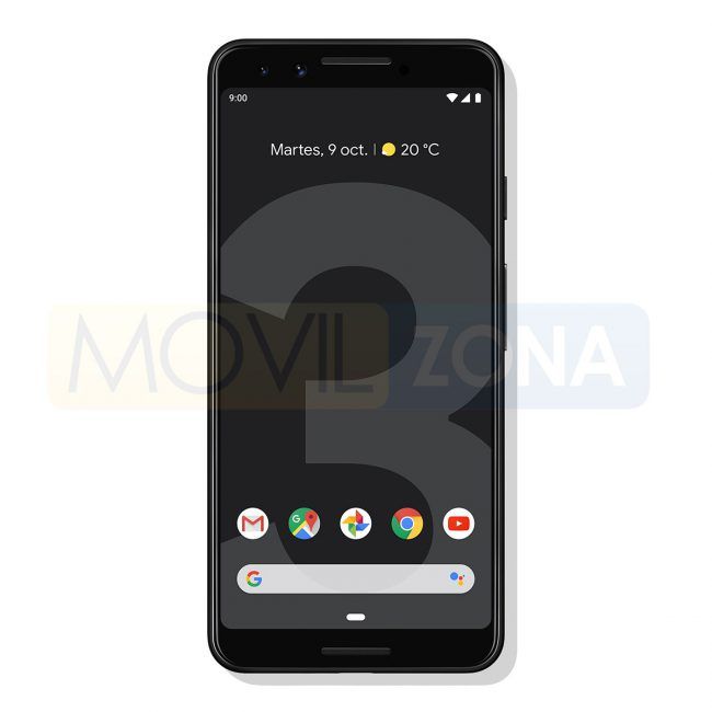 Google Pixel 3 frontal