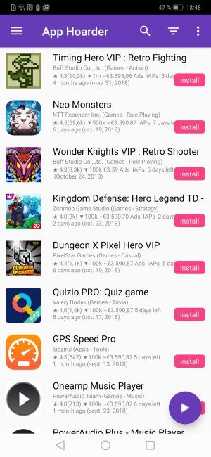 app hoarder