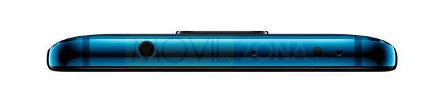 Huawei Mate 20 azul conexión de auriculares
