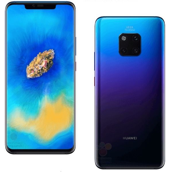 Diseño del Huawei Mate 20 Pro