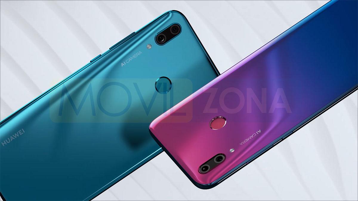 Huawei Y9 2019 azul y rojo