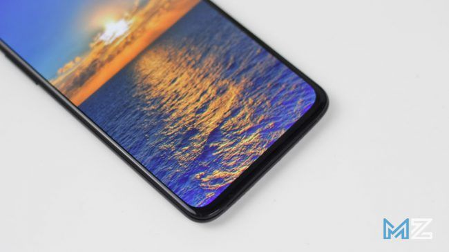 Inferior de la pantalla del OnePlus 6T