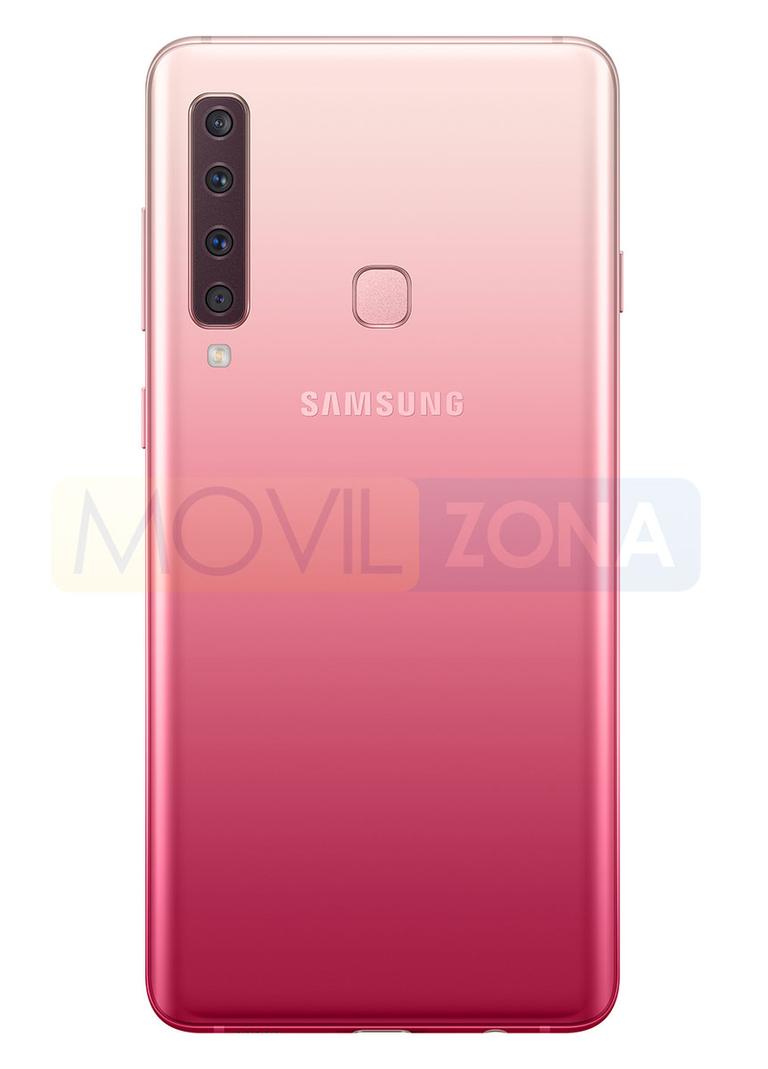 Samsung Galaxy A9 de color rosa