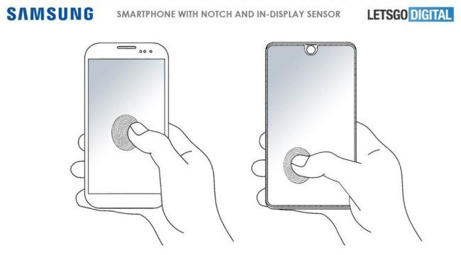 Lector de huellas en pantalla del galaxy S10