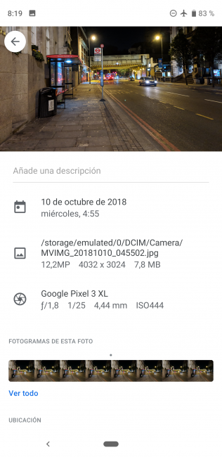Top Shot en Pixel 3 XL