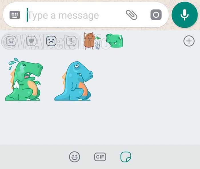 Ejemplo de stickers de WhatsApp