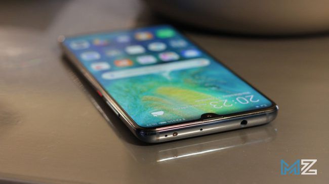 Toma de auriculares del Huawei Mate 20