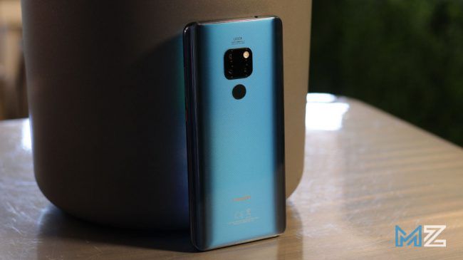 Imagen trasera del Huawei Mate 20