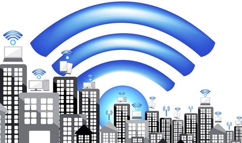 Logo WiFi red pública con fondo blanco