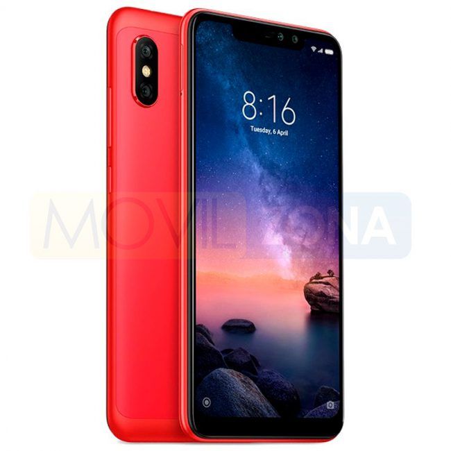 Xiaomi Redmi Note 6 Pro rojo
