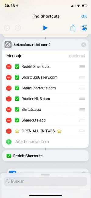 encontrar atajos ios 12