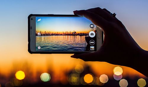 foto atardecer