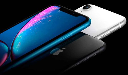 caída accidental del iPhone XR
