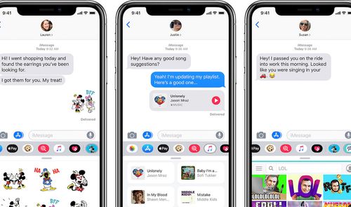 imessage ios 12