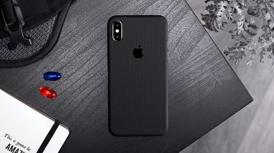 iphone xs funda negra