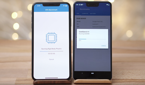iphone xs max google pixel 3xl