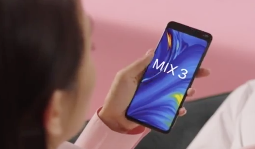 mi mix 3 en mano
