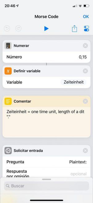 morse atajos ios 12