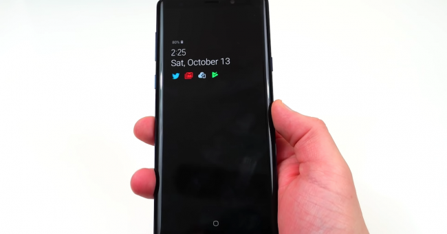 note 9 always on android 9 pie