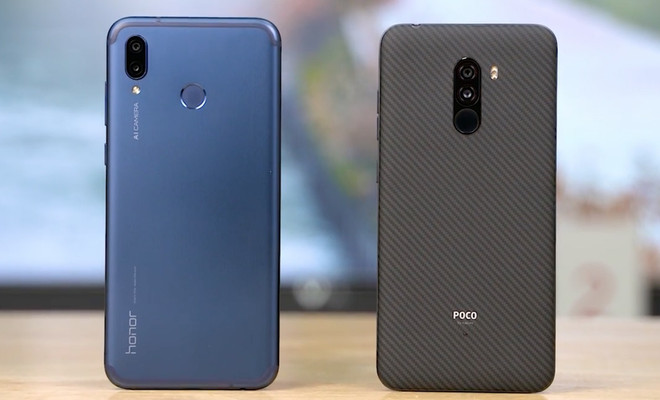 pocophone f1 y honor play