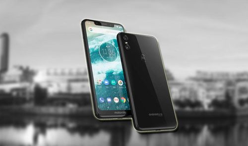 Motorola One fondo blanco y negro
