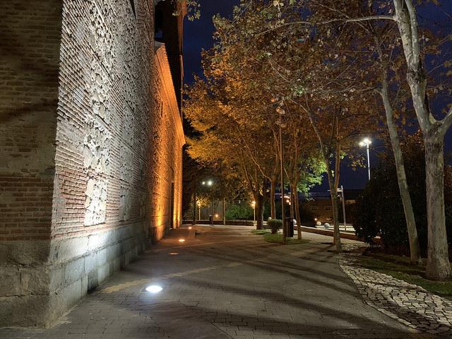 Foto tomada de noche con la cámara del iPhone XS Max
