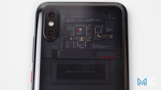 Posterior del Xiaomi Mi 8 Pro
