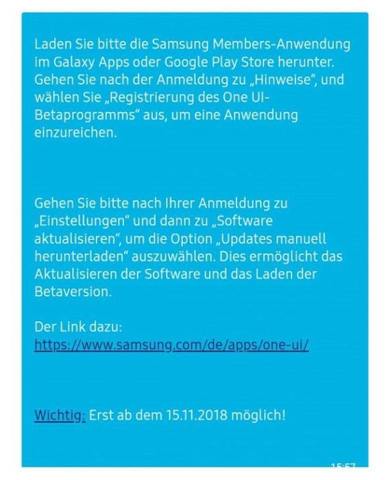 Anuncio de la fecha de lanzamiento de la Beta de Android 9 Pie para el Galaxy S9 en Alemania