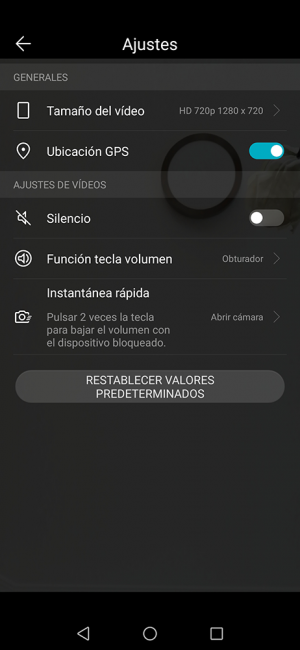 Honor 8X. Modo selfie video