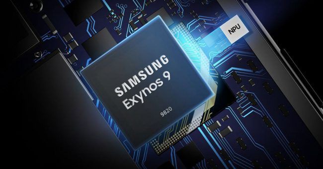 Imagen del Exynos 9820 con NUP