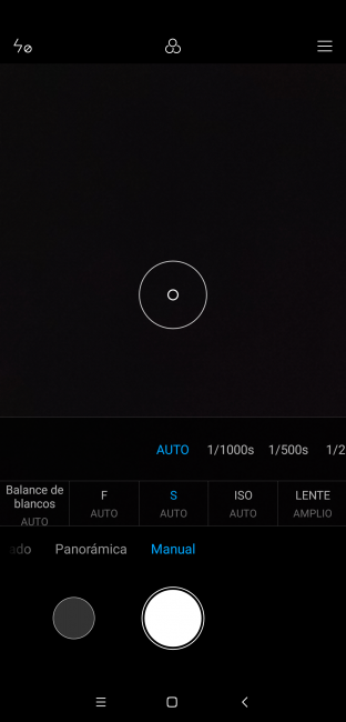 Modo Pro de la aplicación cámara del Xiaomi Mi 8 Pro