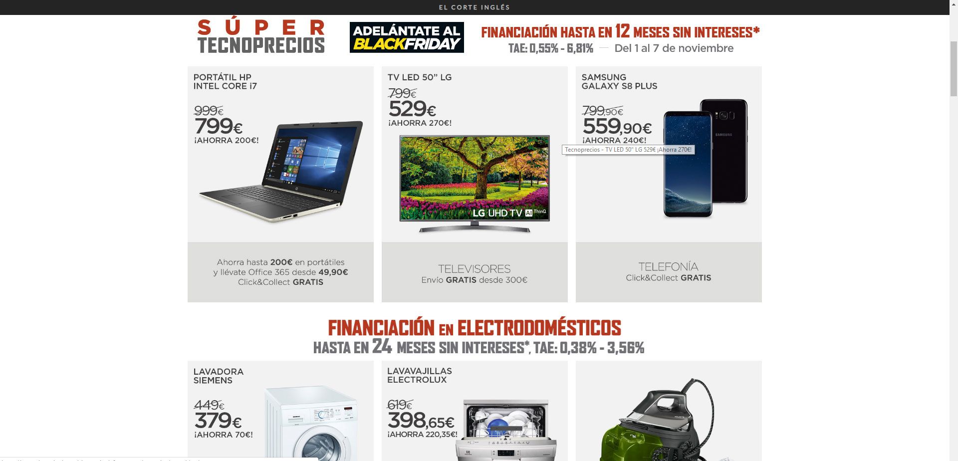 comprar móviles en black friday