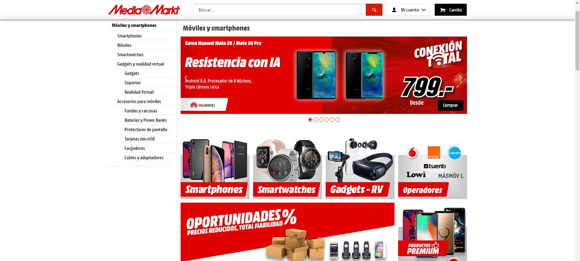 comprar móviles en black friday
