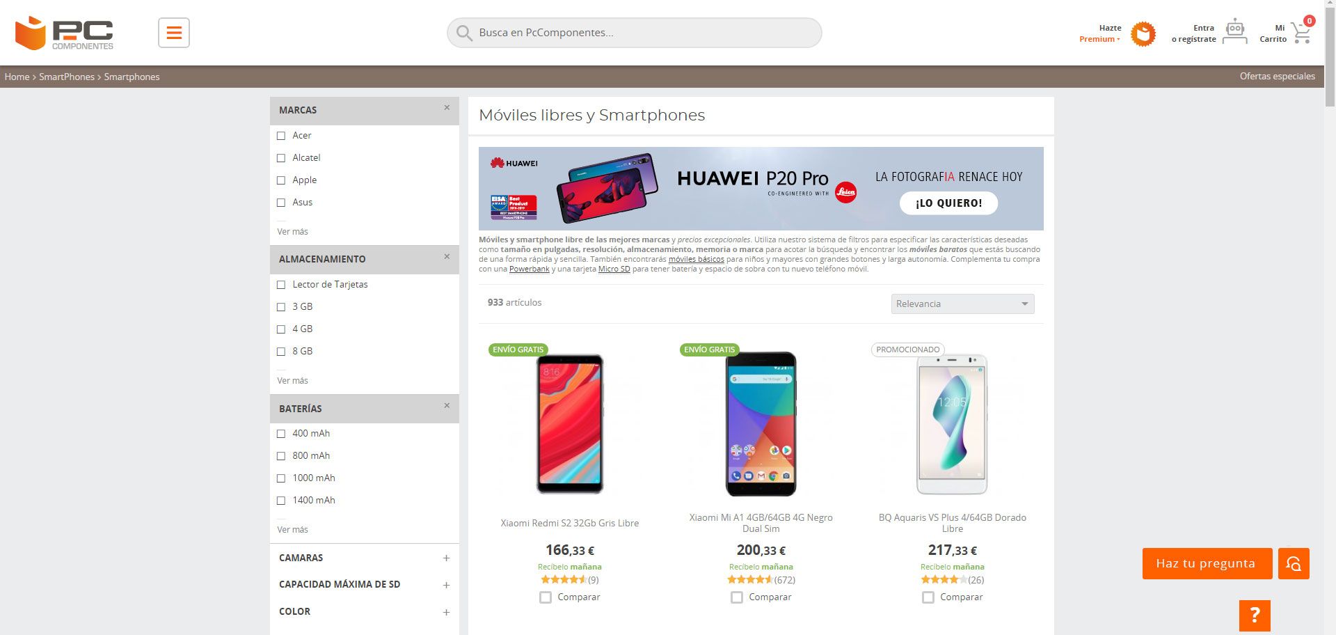 comprar móviles en black friday