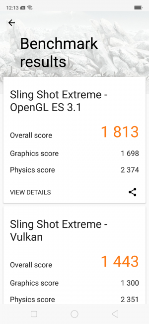 Resultado 3D Maark con el Oppo RX17 Pro