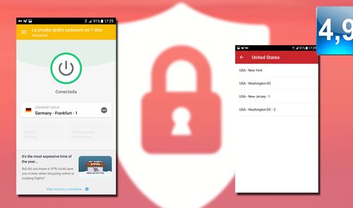Aplicación ExpressVPN