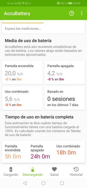 Datos autonomía del Huawei P Smart 2019