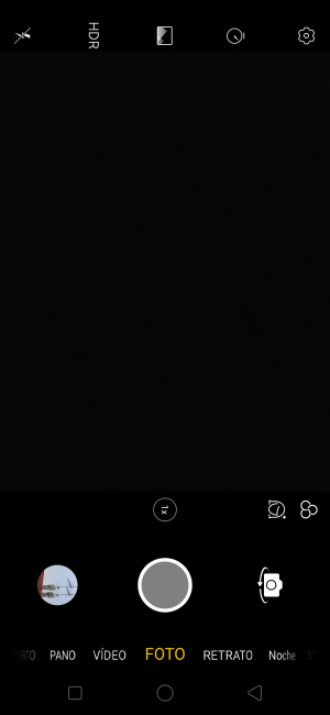 App cámara del Oppo RX17 Pro