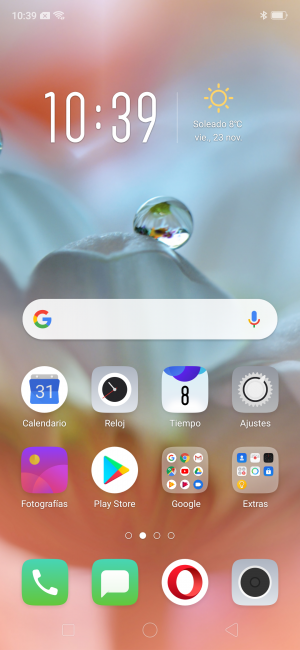 Escritorio del Oppo RX17 Pro