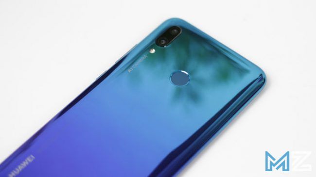 lector de huellas posterior del Huawei P Smart 2019