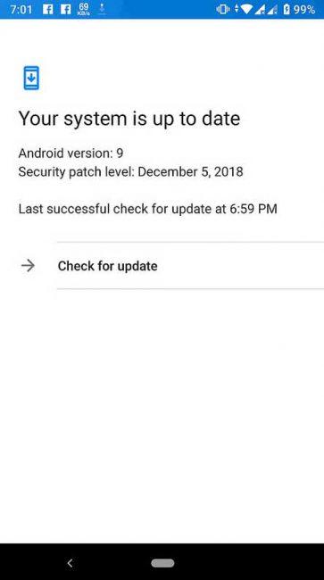Android 9 para el Xiaomi Mi A1