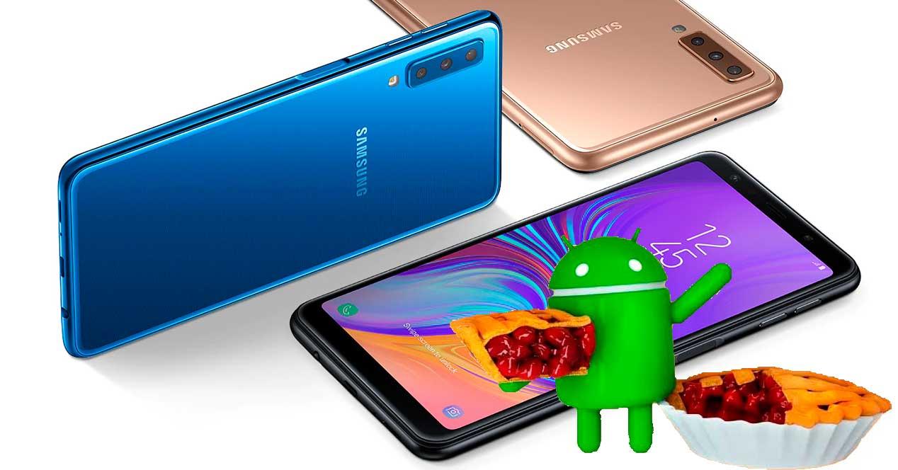 Android 9 para el Samsung Galaxy A7 de 2018