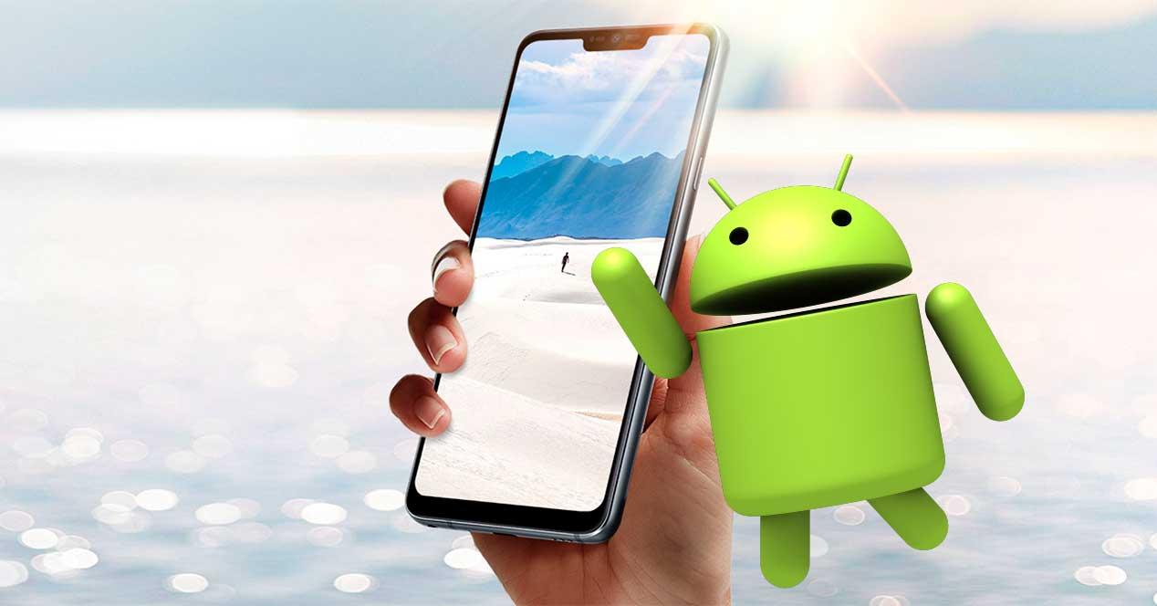 Android 9 en móviles LG