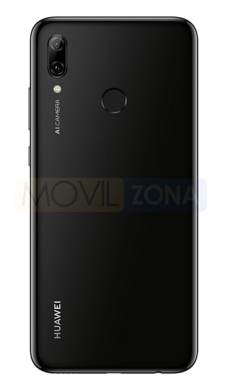 Huawei P Smart 2019 negro cámara y huella dactilar