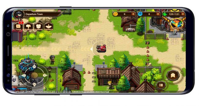 Interfaz del juego Metal Soldier