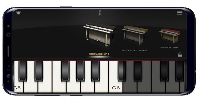 Interfaz de iLectric Piano