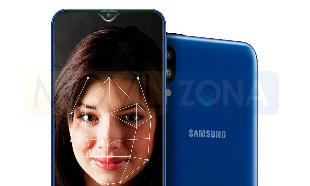 Samsung Galaxy M20 reconocimiento facial
