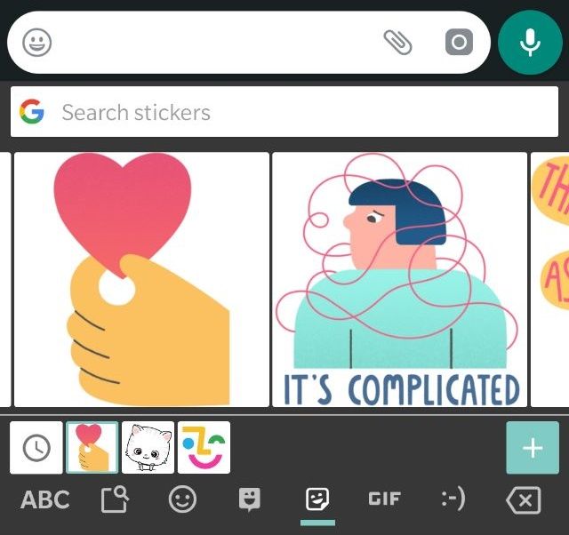 Stickers GBOARD