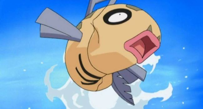 feebas saltando en el agua